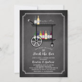 Bar Panier Stock du Bar Couples Douche Invitation (Devant)