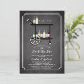 Bar Panier Stock du Bar Couples Douche Invitation (Debout devant)