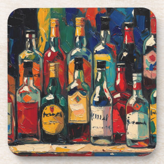 "Bar Shelf Bottle Collection" (Stijl 3) Bier Onderzetter