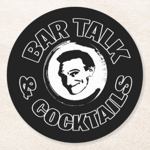 Bar Talk & Cocktails Logo Onderzetter