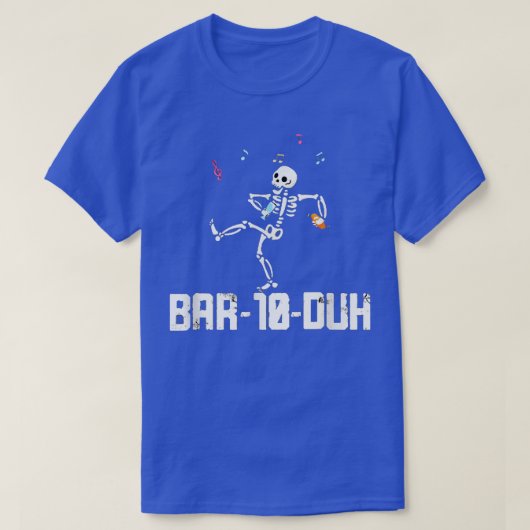 Bar ten Duh Bartender Funny Cool Skeleton Barte T-shirt (Design voorkant)