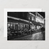 Bar terrasse Paris Briefkaart (Voorkant / Achterkant)