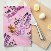 BAR TOWELS - TE VEEL MARTINIS THEEDOEK (Quarter Fold)