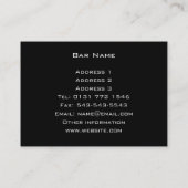 Bar/Visitekaartje Restaurant Visitekaartje (Achterkant)