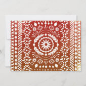 Bar vullen Taco Fiesta Feest Uitnodigingen (Achterkant)