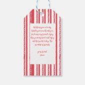 Bar Winkelwagen Grandmillennial Cadeaulabel (Achterkant)