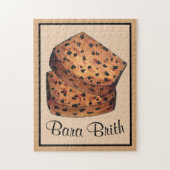 Bara Brith Wales Welsh Bread Fruit Loaf Baking Legpuzzel (Verticaal)