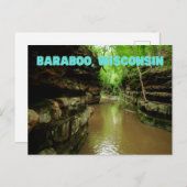 Baraboo, Briefkaart van Wisconsin (Voorkant / Achterkant)