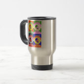 Barack 08 Pop-Art Travel Mug Reisbeker (Voorkant links)