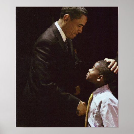 BARACK AND CHILD POSTER (Devant)