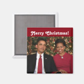 Barack and Michelle 2009WA - Magnet Magneet (Voorkant / Achterkant)