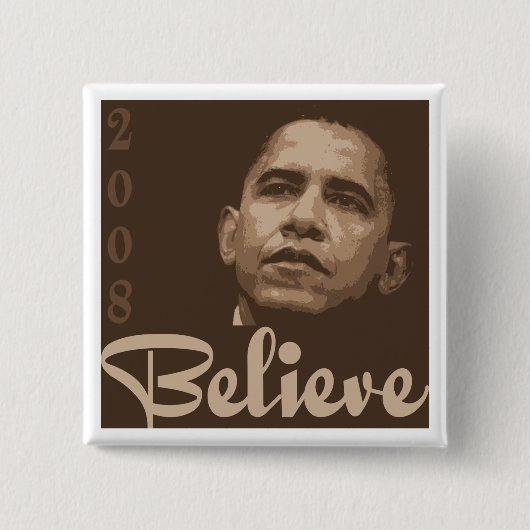 Barack Believe Button (Voorkant)