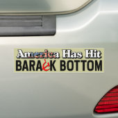 Barack Bottom. Bumpersticker (Op auto)