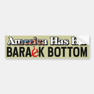 Barack Bottom. Bumpersticker