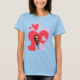 Barack collage dams rode ringer t-shirt