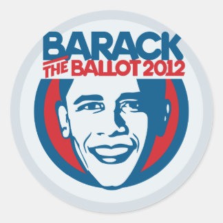 Barack de Stemmen 2012 Stickers