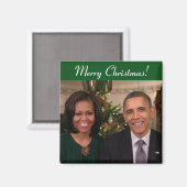 Barack en Michelle 2012WA - Magneet (Voorkant / Achterkant)