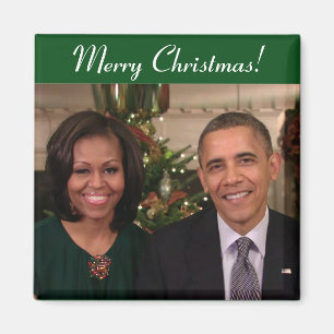 Barack en Michelle 2012WA - Magnet Magneet