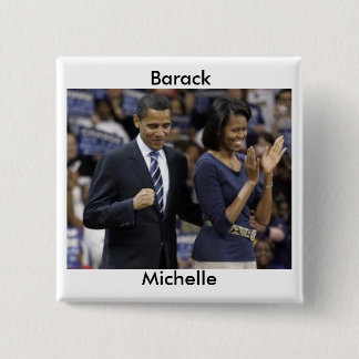 Barack en Michelle Obama Button