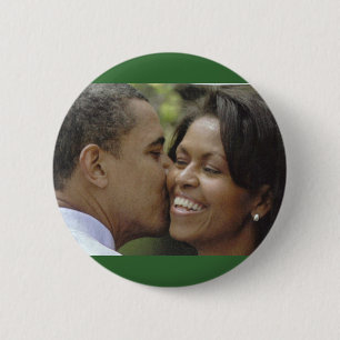 BARACK EN MICHELLE OBAMA-BUTTON RONDE BUTTON 5,7 CM
