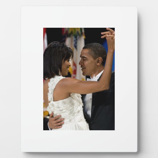 Barack en Michelle Obama Fotoplaat (Voorkant)
