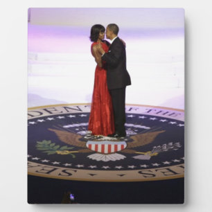 Barack en Michelle Obama Fotoplaat