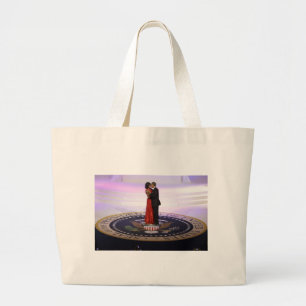 Barack en Michelle Obama Grote Tote Bag