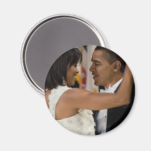 Barack en Michelle Obama Magneet (Voorkant / Achterkant)