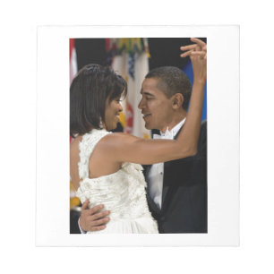 Barack en Michelle Obama Notitieblok