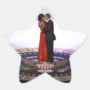 Barack en Michelle Obama Ster Sticker