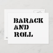 Barack en Roll Briefkaart (Voorkant / Achterkant)