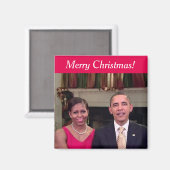 Barack et Michelle 2011WA - Magnet (Recto/Verso)