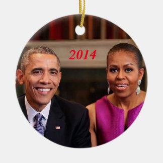 Barack et Michelle 2014 - Ornement