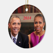 Barack et Michelle 2014 - Ornement (Gauche)