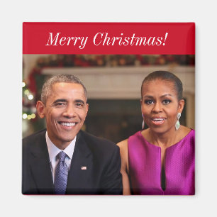 Barack et Michelle 2014WA - aimant