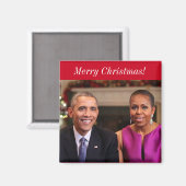 Barack et Michelle 2014WA - Magnet (Recto/Verso)