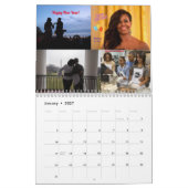 Barack et Michelle Obama 2019 - calendrier (Jan 2027)