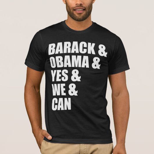 Barack et Obama et oui et nous et peuvent T-shirt (Devant)