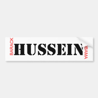 Barack HUSSEIN Obama - Het moslimPresident Bumpersticker