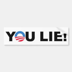 Barack Hussein Obama "JULLIE LIE!" bumpersticker