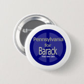 Barack in PA Ronde Button 5,7 Cm (Voorkant /achterkant)