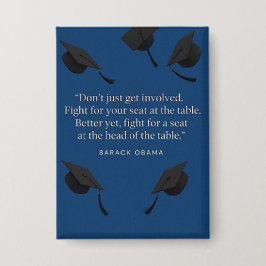 Barack "Lead the Way" Afstuderen Quote Button