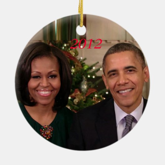 Barack & Michelle 2012 - Ornament (Achterkant)