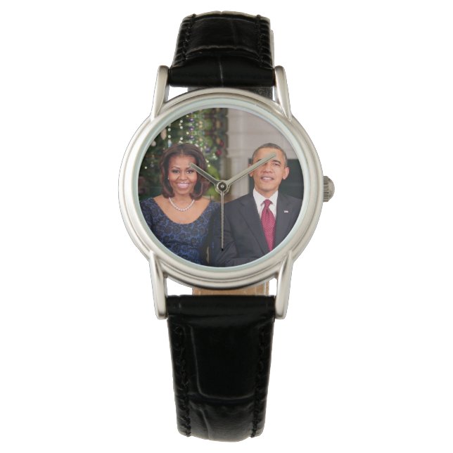 Barack & Michelle 2013 - Bekijk Horloge (Voorkant)