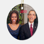 Barack & Michelle 2013 - Ornament (Links)