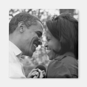 Barack & Michelle fridge magnet Magneet