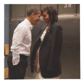 Barack & Michelle Obama - Foto Cube Kubus (Voorkant)