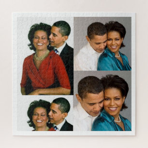 BARACK & MICHELLE OBAMA LEGPUZZEL