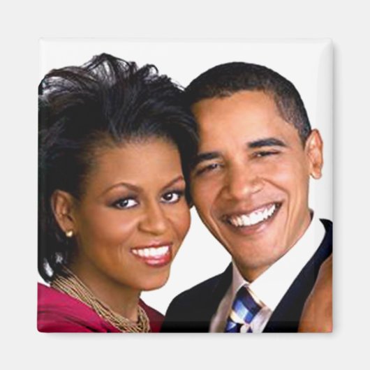 Barack & Michelle Obama magneet (Voorkant)