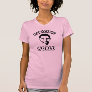 Barack mijn wereld t-shirt